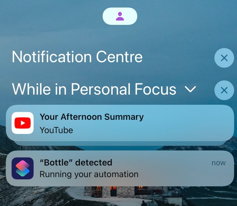 Notifications get collected in the Notification Centre while in Focus mode.